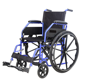 KF-SYIV-002 Folding Slope Armrest Light Weight Adult Manual Wheelchair 