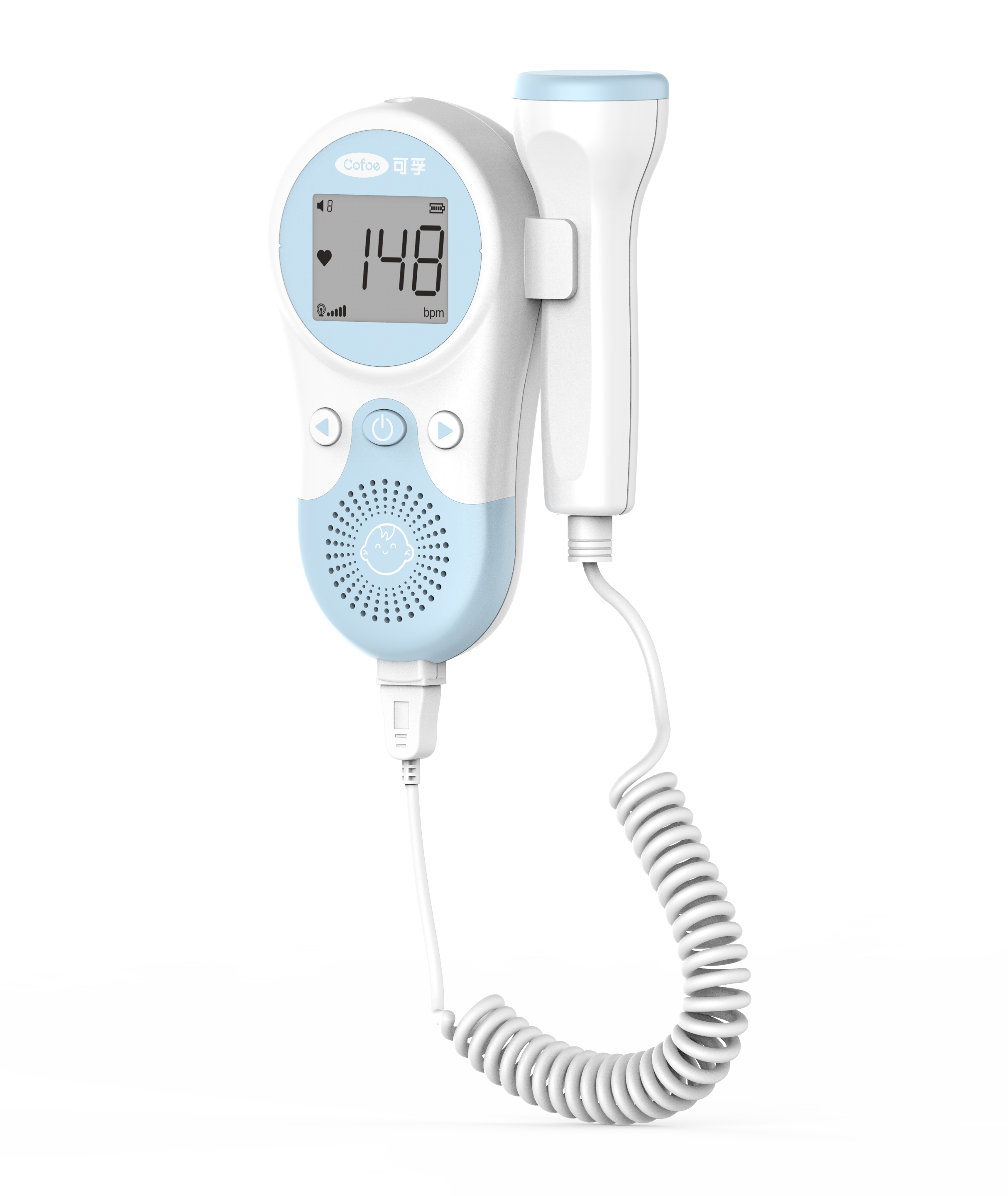 HB-1003s Doppler Baby Heart Monitor for Pregnancy Fetal Heart Rate Monitor Fetal Monitor Machine