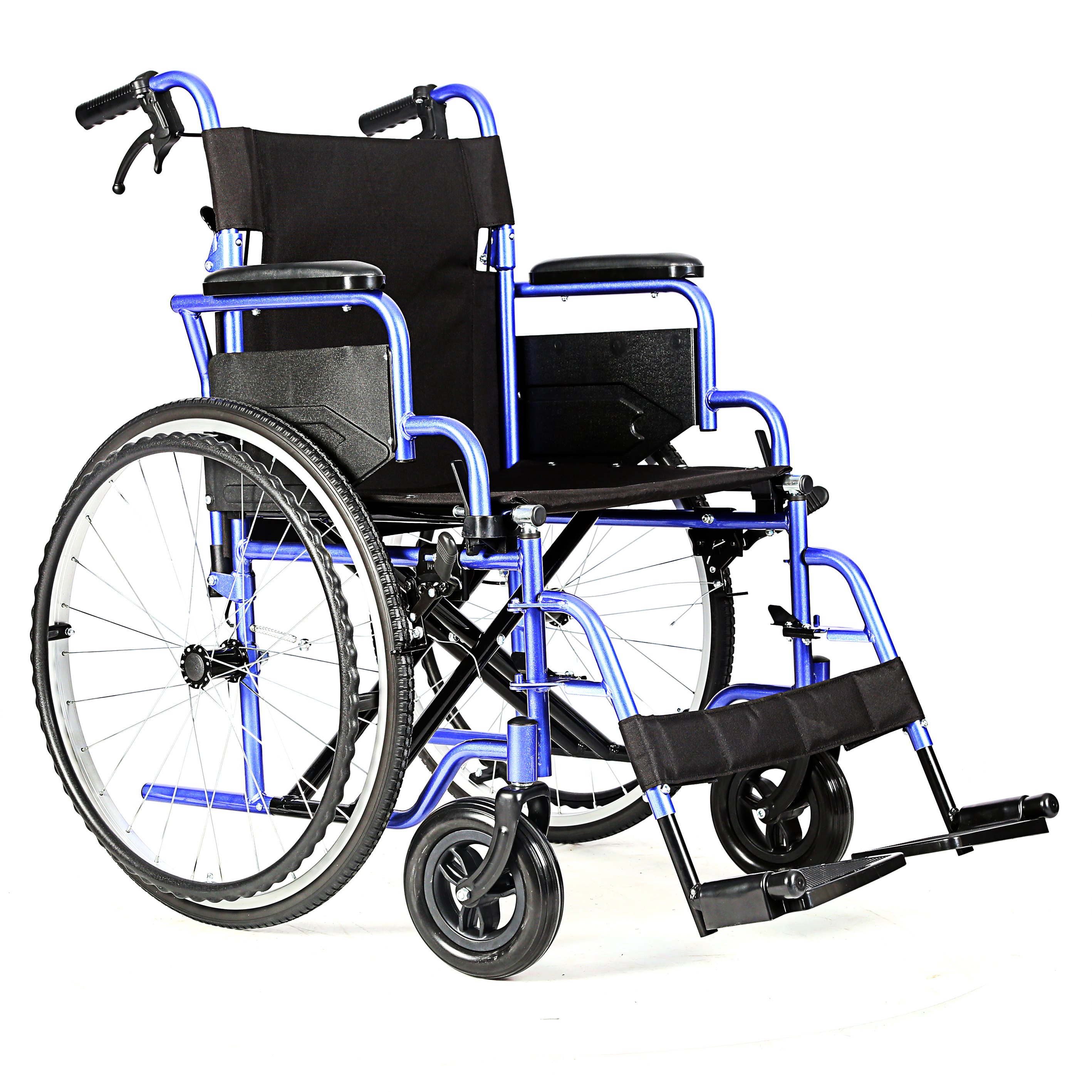 KF-SYIV-005 Folding Slope Armrest Light Weight Adult Manual Wheelchair 
