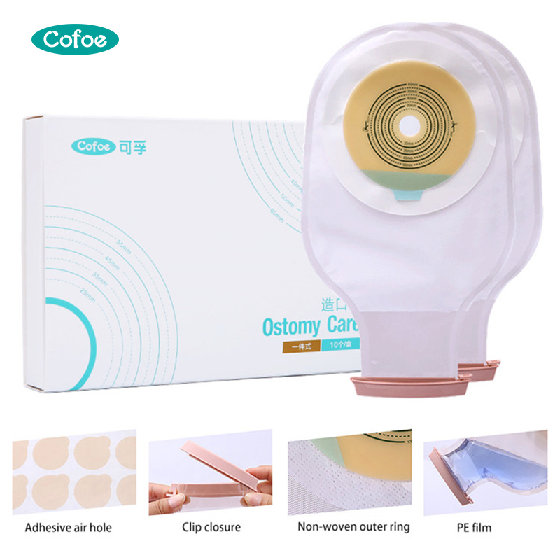Surgical Easy To Use One Piece Ostomy Bag From China Manufacturer Cofoe