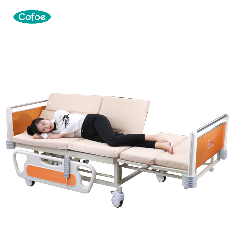 R03 Electric For Home Hospital Beds With Side Rails